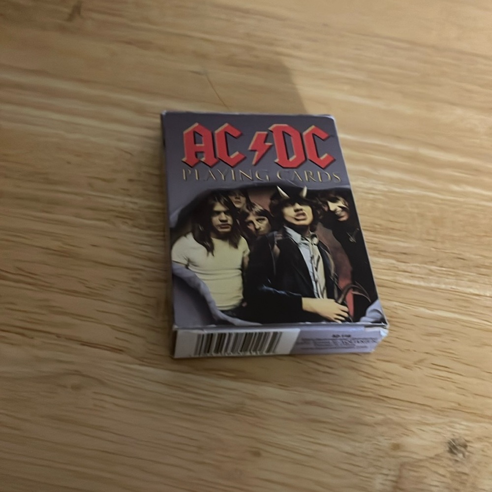 😄AC/DC Collector Playing Cards 2007